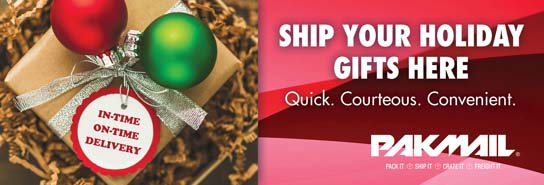 Holiday Shipping
