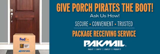 Package Receiving at Pak Mail