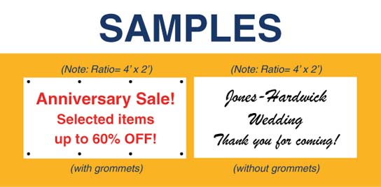 Banner Printing Samples Banner Printing Samples