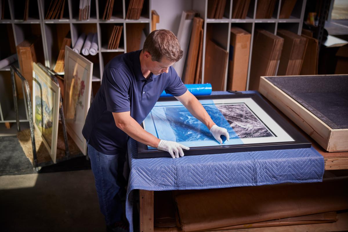 Protecting a fine art shipment with specialty packing at Pak Mail