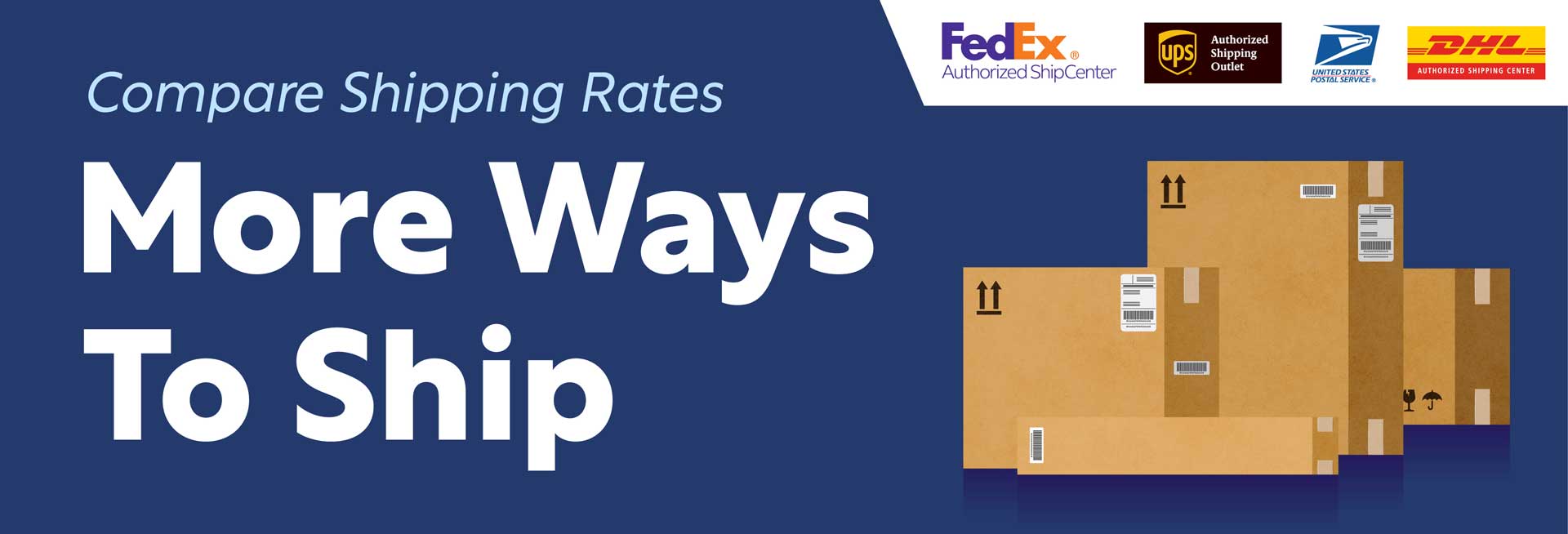 Compare Shipping Rates - More Ways to Ship